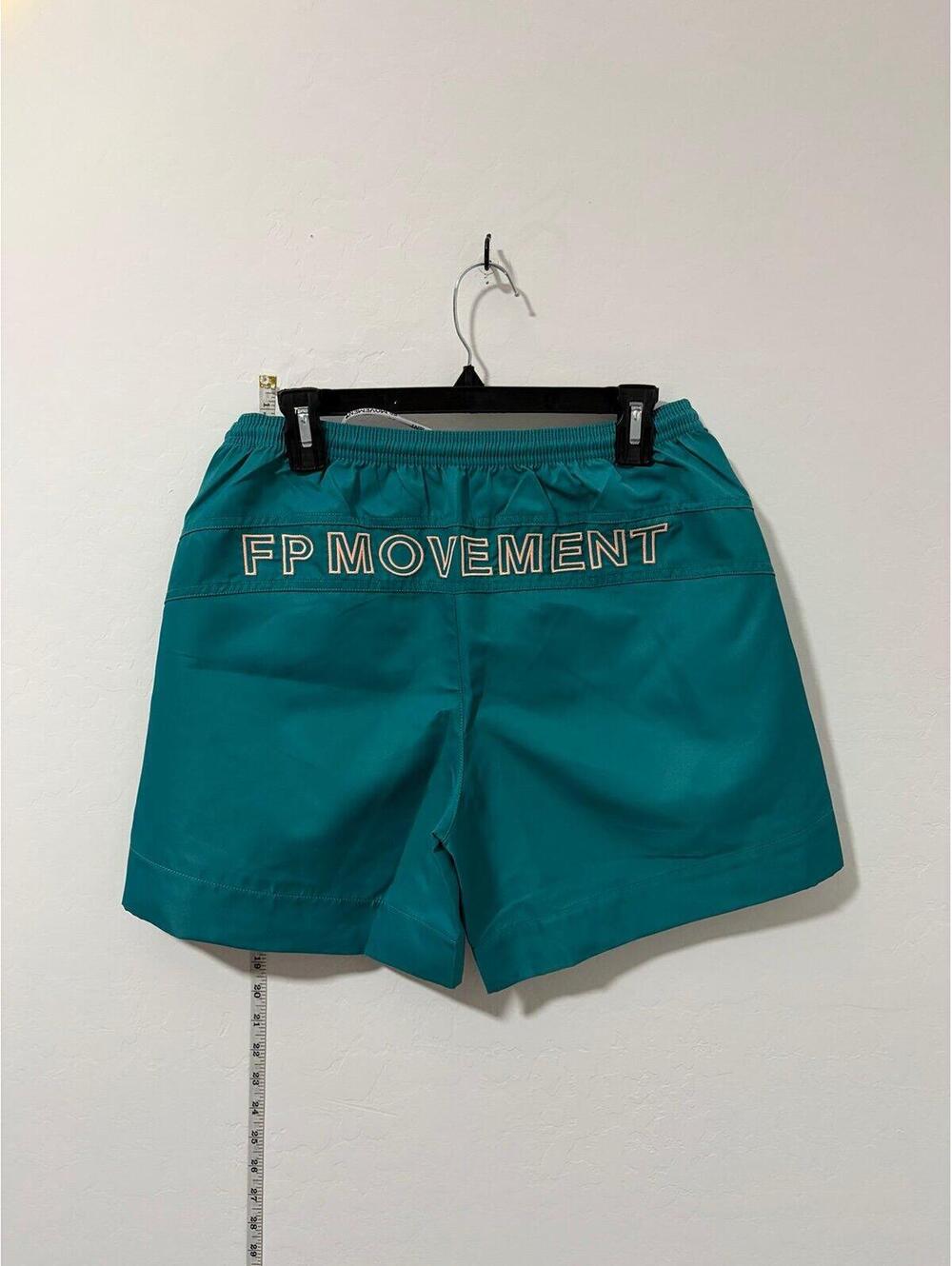 New Free People Movement Look Back At It Teal Running Shorts - Womens size small